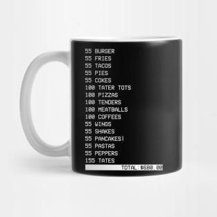 55 Burgers 55 Fries Take My Order Funny Mug